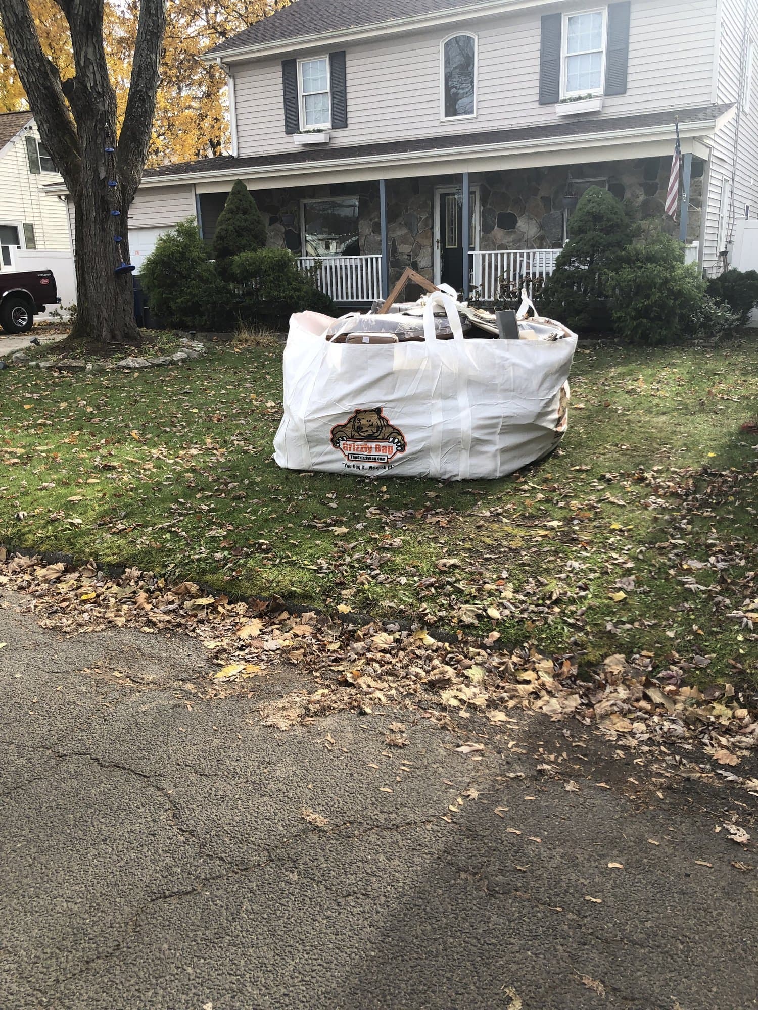 junk-bag-yard-cleanup in Bethel, CT by Stamford Junk Pros