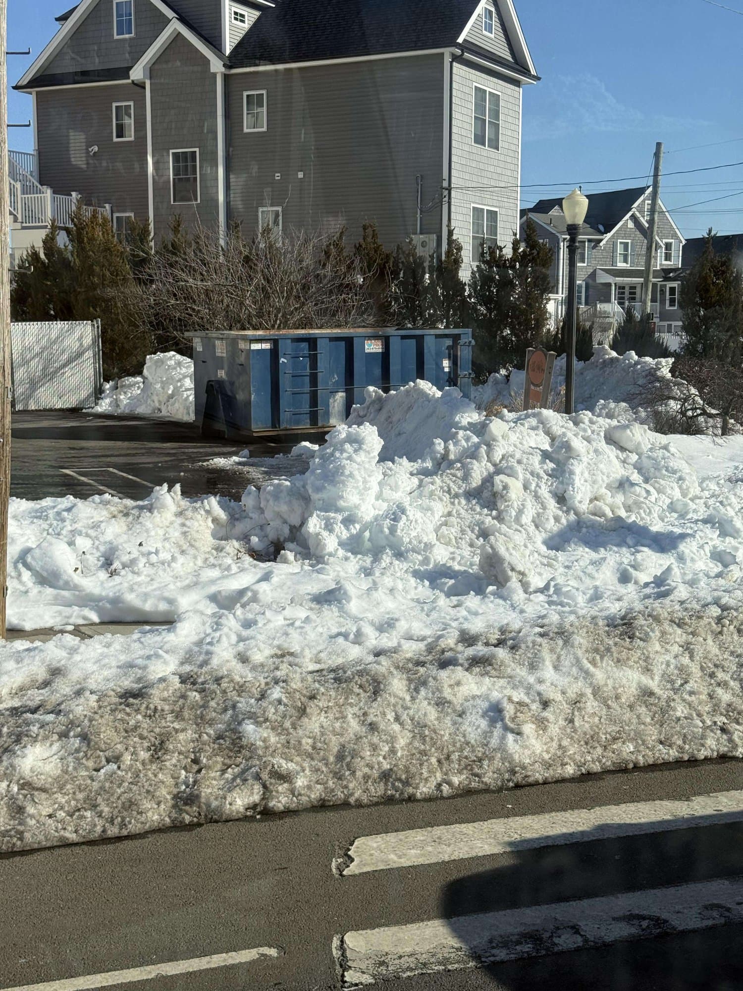dumpster-snow-removal in Milford, CT by Stamford Junk Pros