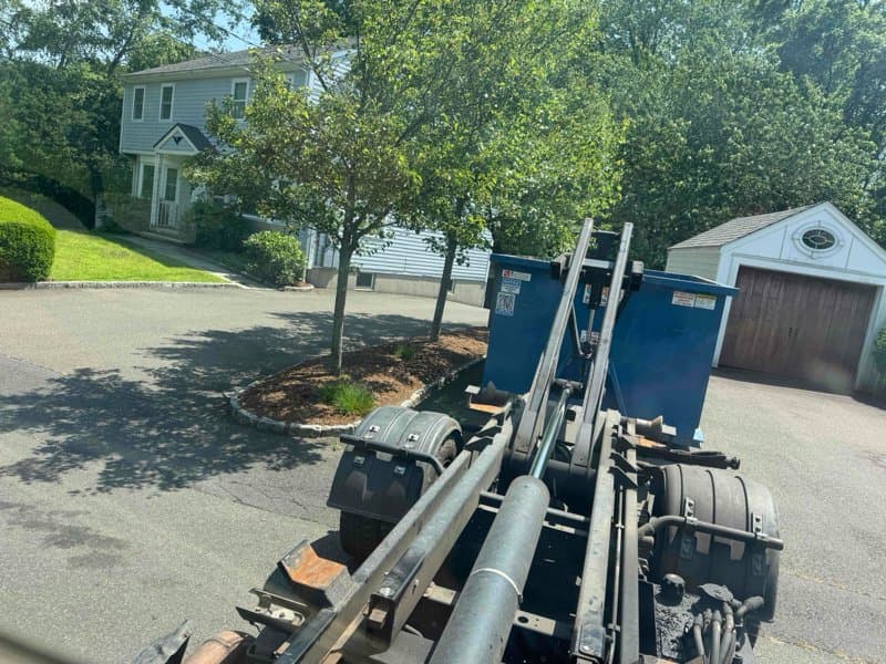 Roll-off dumpster delivery in Middlesex County by Stamford Junk Pros